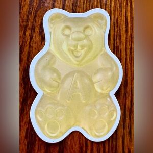 Albanese World's Best Gummy Gummi Bear Magnet Pineapple Yellow 2x3 Inches